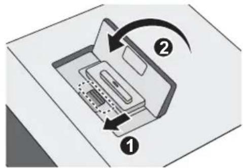 PIONEER XCM32BTK - Fermeture du couvercle de la station d'accueil pour iPod/iPhone (X-CM42BT uniquement) - 1