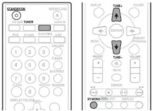 PIONEER XCM32BTK - Écoute d'émissions de radio - 1