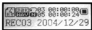 AIPTEK MP3S5 - Wiedergabe-Modus (Sprachaufnahme) - 1