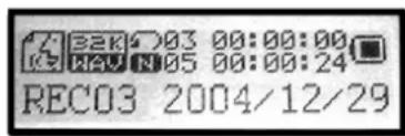 AIPTEK MP3S5 - Mode Lecture (enregistrement vocal) - 2