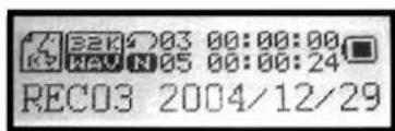 AIPTEK MP3S5 - Weergavemodus (spraakopname) - 1