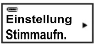 AIPTEK MP3S1 - Wahlen des Stimm-Formats - 4
