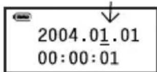 AIPTEK MP3S1 - Impostazione dell'ora - 7