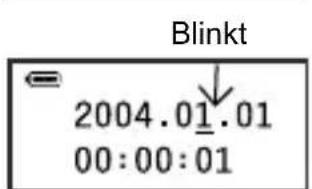 AIPTEK MP3S1 - Einstellen der Uhrzeit - 7