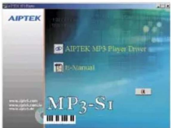 AIPTEK MP3S1 - Installing the USB Driver (for Windows 98SE) - 1