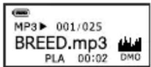 AIPTEK MP3S1 - Impostazione dell'elenco delle traccce preferite - 1