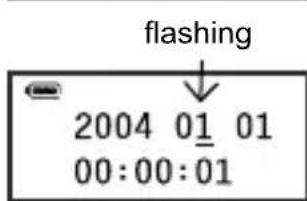 AIPTEK MP3S1 - Setting the Time - 7