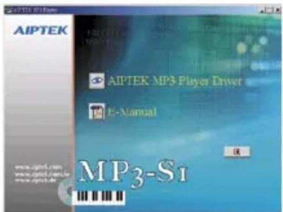 AIPTEK MP3S1 - Installieren des USB-Treibers (für Windows 98SE) - 1