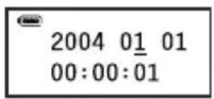 AIPTEK MP3S1 - Ajuste de la hora - 6