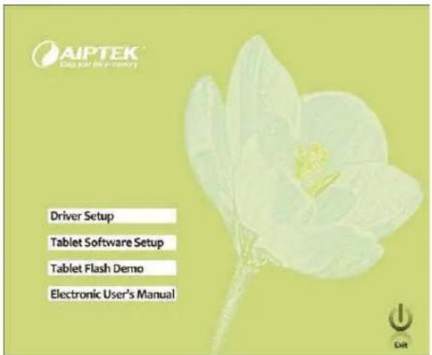 AIPTEK HyperPen 10000U - Vaihe 1: Ajuriohjelman asentaminen Windowskäyttöjärjestelmään - 1