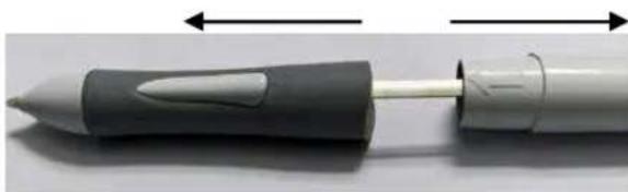AIPTEK HyperPen 10000U - Loading the battery for digital pen - 1