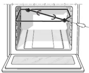 INDESIT K3 C55 MCXR - Het braadspit - 1