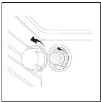 INDESIT K3C55R - Remplacement de la lampe à l'intérieur du four - 1