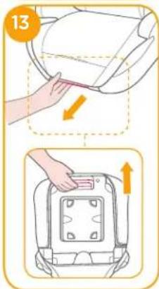 Joie Duallo - Instalação com cinto de 3 pontos - 2