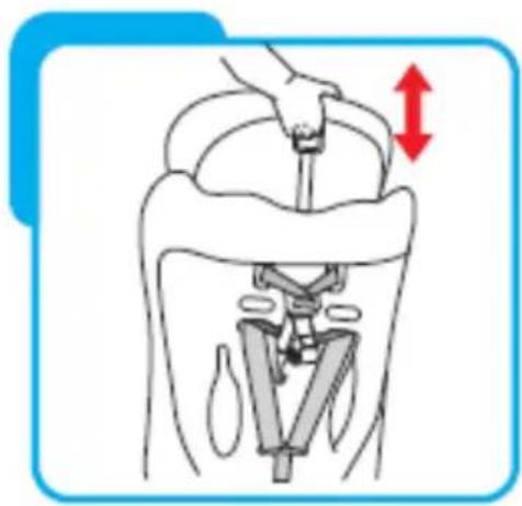 BabyGO ISO - Adjust the headrest height - 1