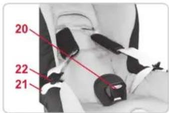 Britax-Römer FIRST CLASS plus Storm grey - Desserrage des sangles - 2