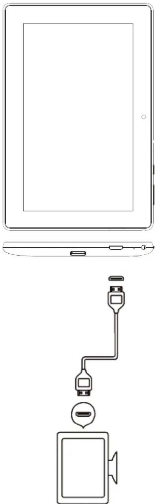 MPMAN MPDC77 BT - Connexion HDMI avec la télévision. - 1