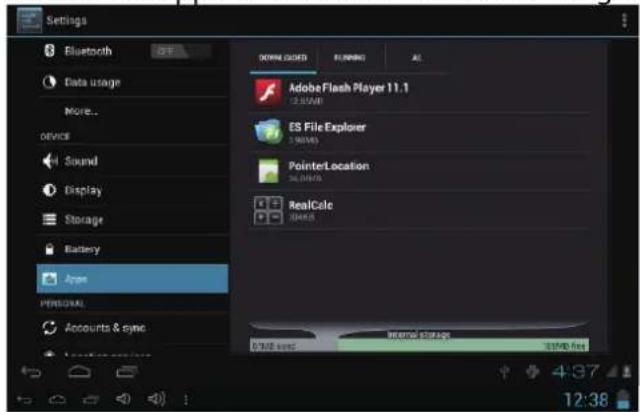 MPMAN MP709 - Applications - 1