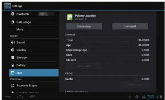 MPMAN MID77C - Batterie 6. Applications - 2