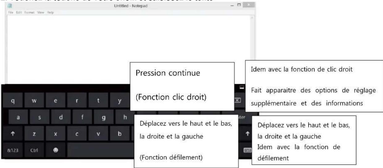 MPMAN Converter 9 - Saisie de texte avec l'écran tactile - 1