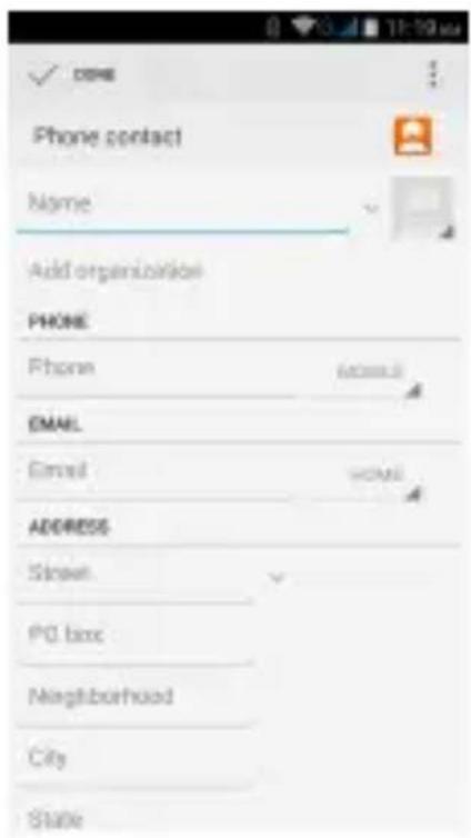 MPMAN PH540 - Pour ajouter un Contact - 1