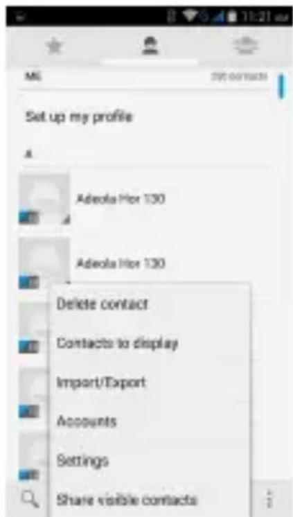 MPMAN PH402 - Pour importer des contacts - 1