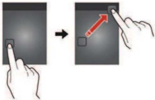 MPMAN PH380 - Remove an item from the Home screen - 1