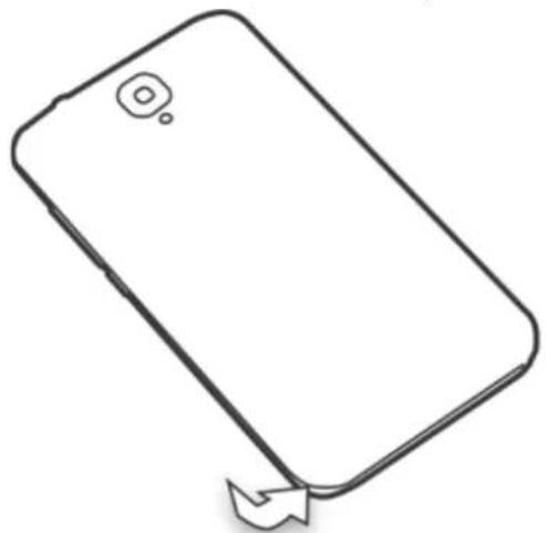 MPMAN PH380 - Insertion de la carte SIM et la batterie - 1