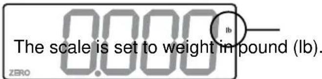 The scale is set to weight impound (lb).
