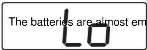 The batteries are almost em Lo