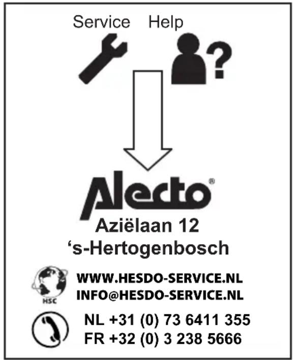ALECTO WS3200 - La garantie échoit: - 1