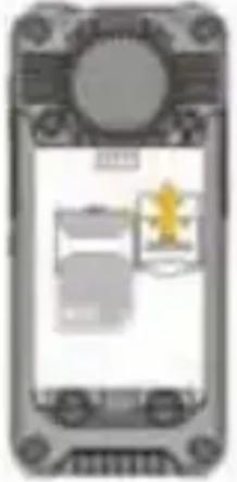 PROFOON RugGear XK - Carte SIM, Carte SD et Accu - 4