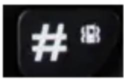 PROFOON PM676 - Touche # (petit carré): - 1