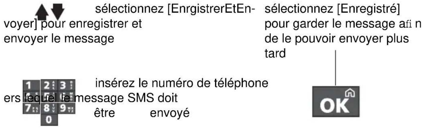 PROFOON PM600 - REDIGER ET ENVOYER DES NOUVEaux MESSAGES - 4