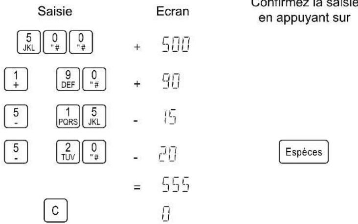 OLYMPIA CM 812 - Addition et soustraction - 2