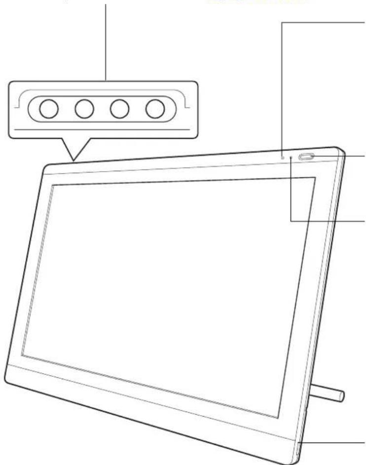 WACOM DTU1631 - VUE AVANT - 1