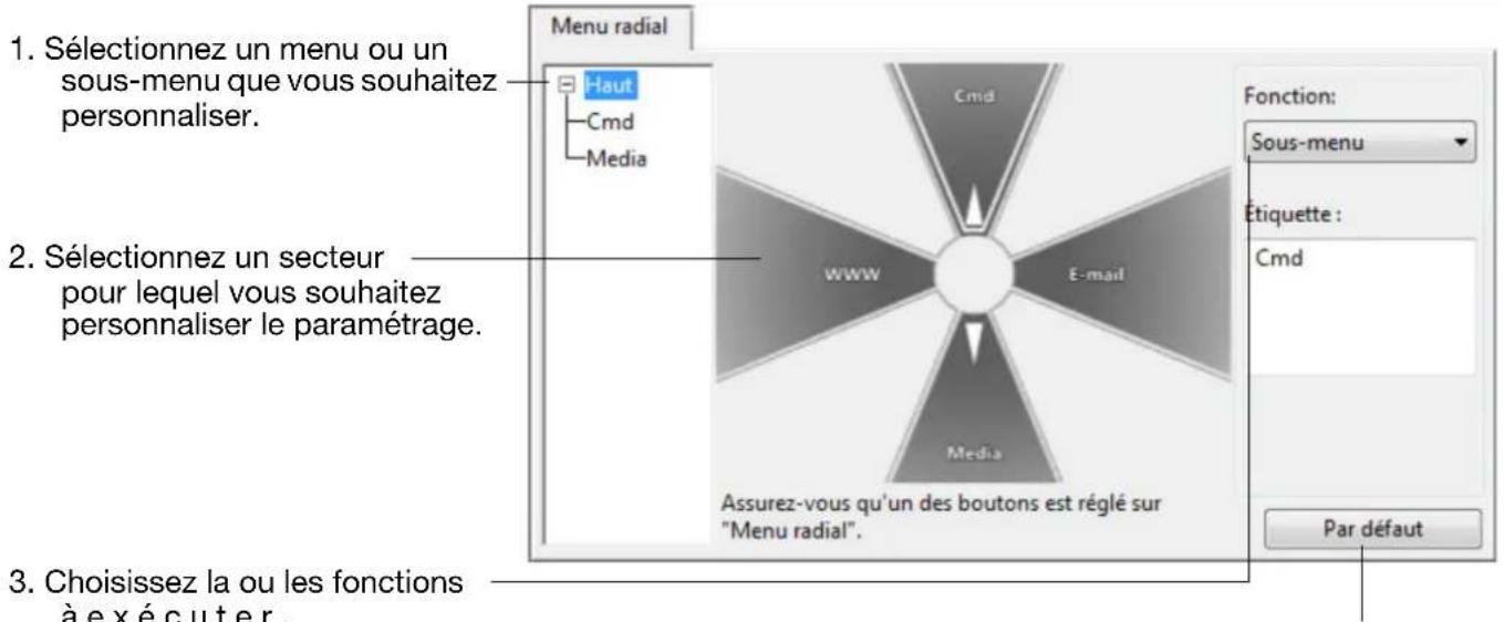 WACOM DTU1631 - UTILISATION ET PERSONNALISATION DU MENU RADIAL - 2