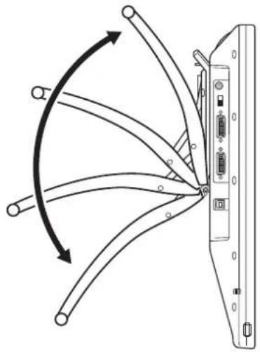 WACOM DTU1631 - RÉGLAGE DE L'INCLINAISON DE L'ÉCRAN - 2
