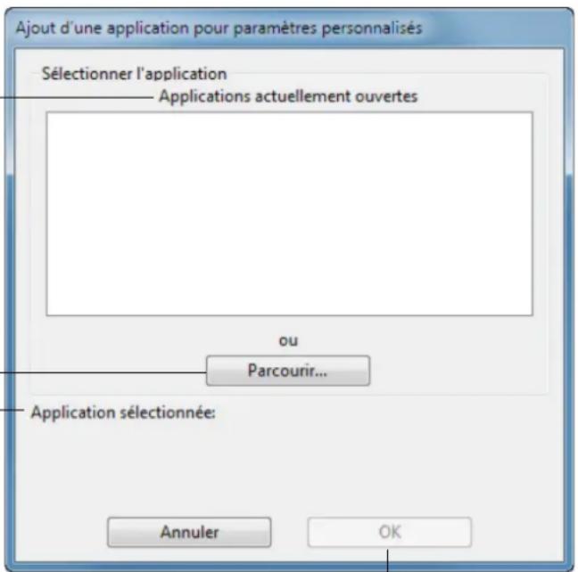 WACOM DTU2231 - CRÉATION D'UN PARAMÈTRE SPÉCIFIQUE À UNE APPLICATION - 1