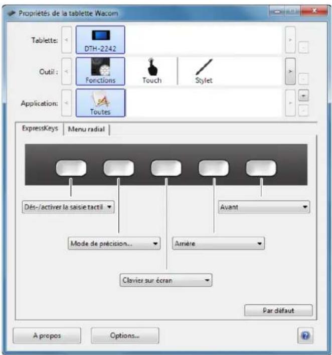 WACOM DTK2241 - PERSONNALISATION DES EXPRESSKEYS - 1