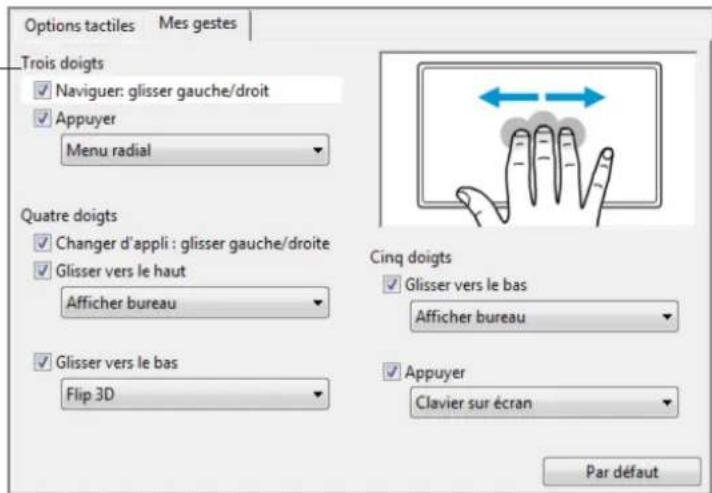 WACOM DTK2241 - NAVIGATION AVEC LES MOUVEMENTS TACTILES - 2