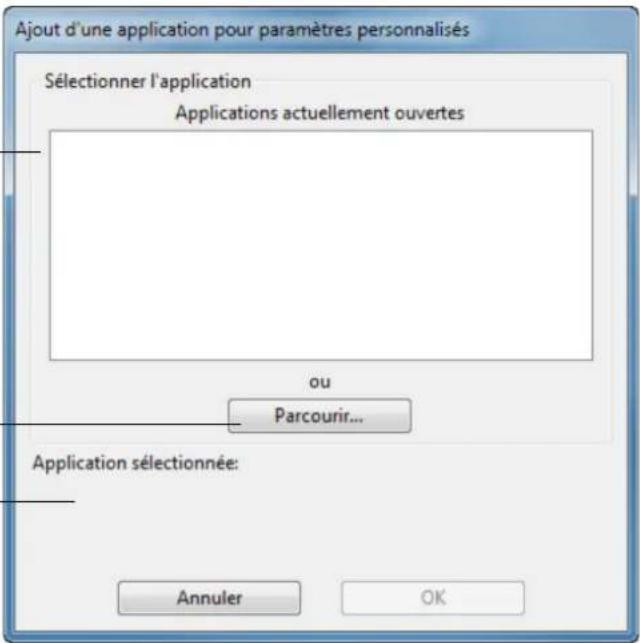 WACOM DTK2241 - CRÉATION D'UN PARAMÈTRE SPÉCIFIQUE À UNE APPLICATION - 1