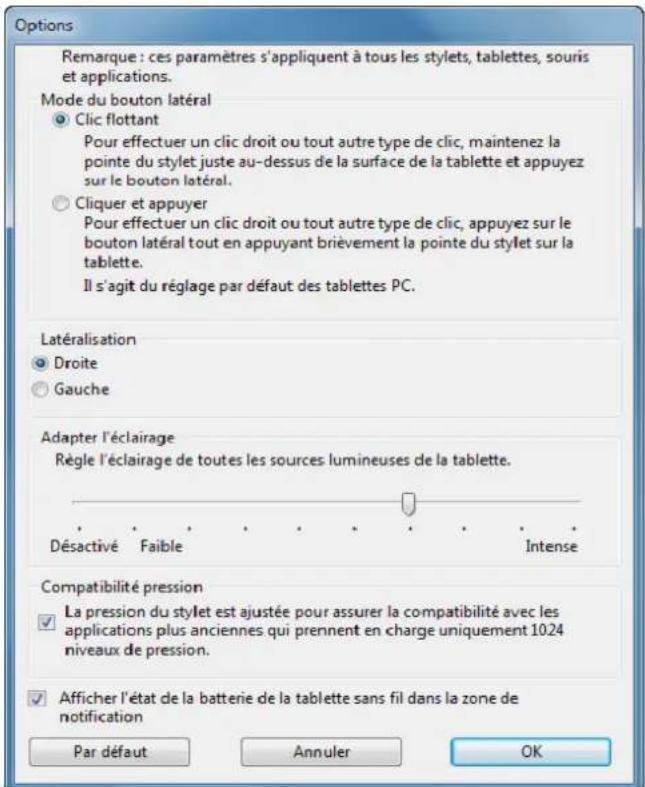 WACOM DTH2242 - PERSONNALISATION DES BOUTONS DU STYLET - 2
