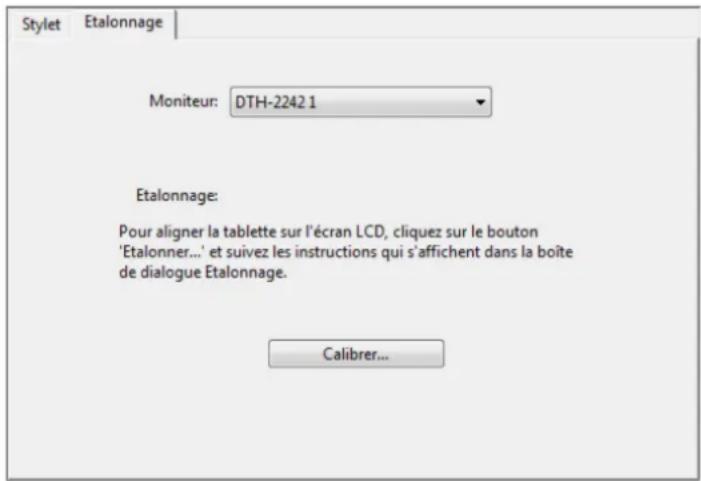 WACOM DTH2242 - ÉTALONNAGE DE L'ÉCRAN INTERACTIF - 1
