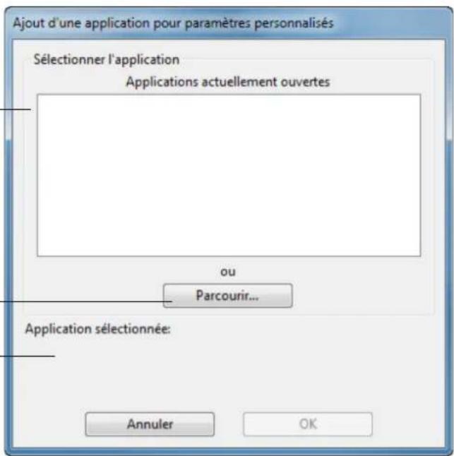 WACOM DTH2242 - CREATION D'UN PARAMÉTRE SPECIFIQUE À UNE APPLICATION - 1
