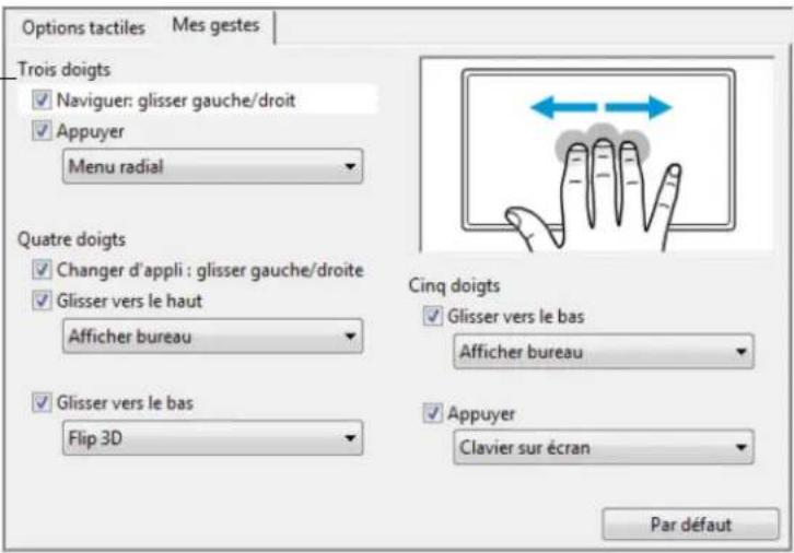 WACOM DTH2242 - DÉSACTIVATION DES MOUVEMENTS TACTILES - 2