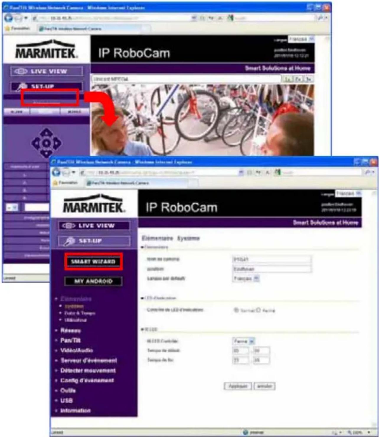 MARMITEK IP RoboCam 641 - Acceder à laamera - 2
