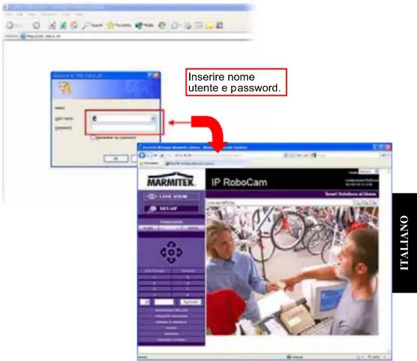 MARMITEK IP RoboCam 641 - Accedere alla telecamera - 1