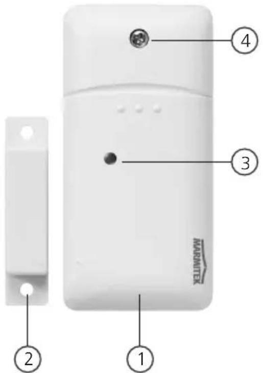 MARMITEK DS90 - MISE EN SERVICE DU DETECTEUR PORTE/FENÊTRÉ - 1