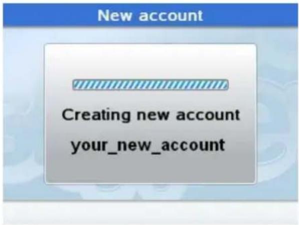 TOPCOM Webtalker 5000 - Create a new account - 8